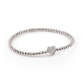 Al Coro Stretchy Armband (A160W) aus Weißgold mit Diamant