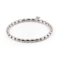 Al Coro Stretchy Armband (A204W) aus Weißgold mit Diamant