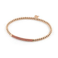 Al Coro Stretchy Armband (A350OSR17) aus Roségold mit Diamant und Saphir