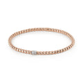 Al Coro Stretchy Armband (A351R) aus Rotgold mit Diamant