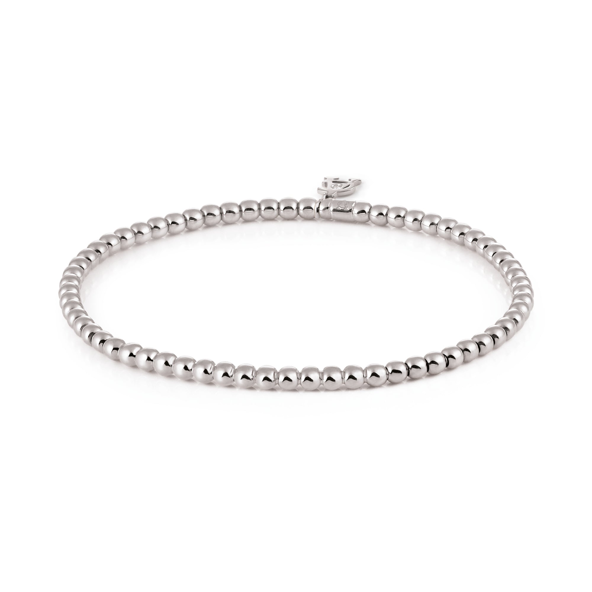 Al Coro Stretchy Armband (A352W) aus Weißgold mit Diamant