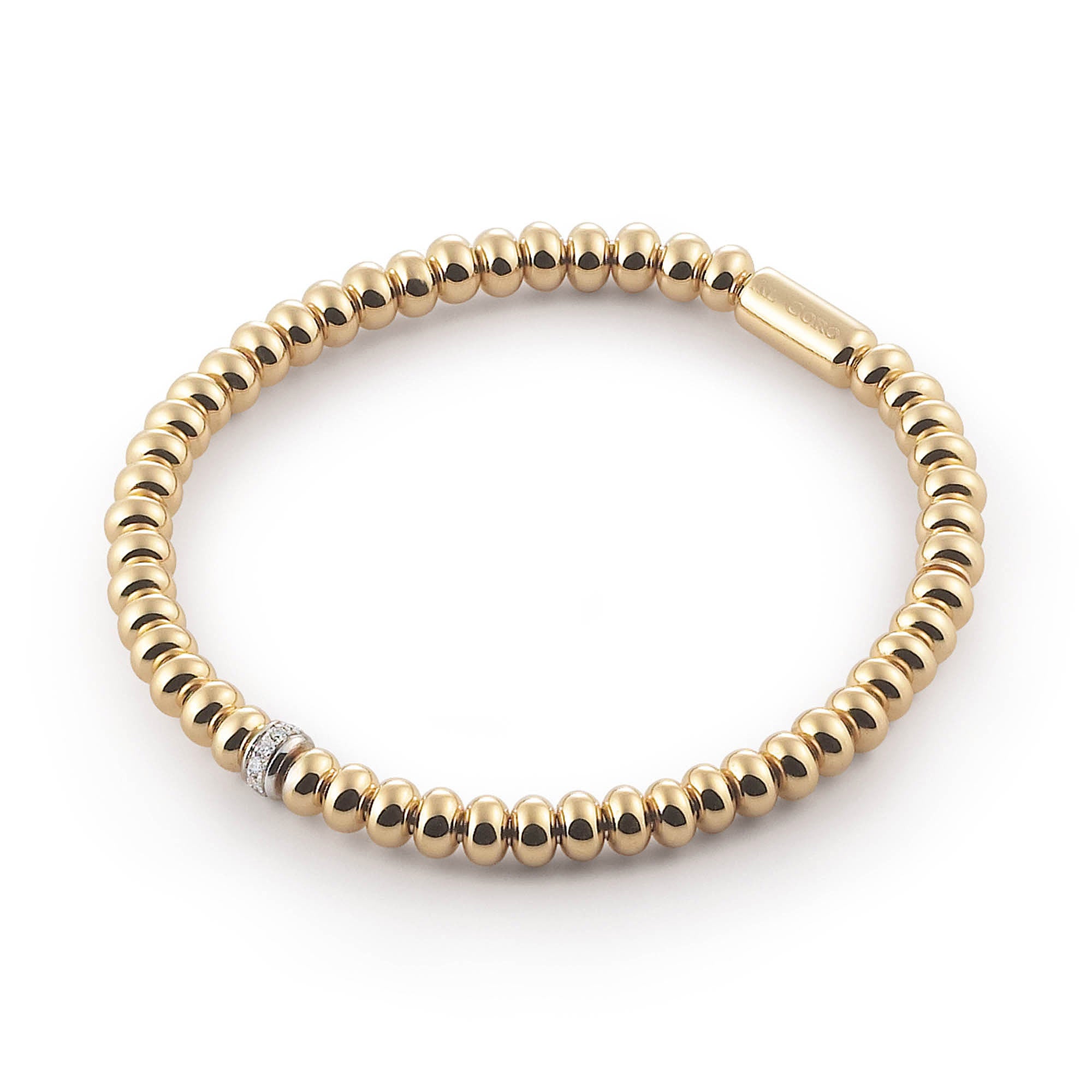 Al Coro Stretchy Armband (A390G) aus Gelbgold