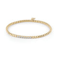 Al Coro Stretchy Armband (A700G) aus Gelbgold mit Diamant
