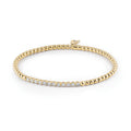 Al Coro Stretchy Armband (A701G) aus Gelbgold mit Diamant