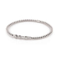 Al Coro Stretchy Armband (A707W) aus Weißgold mit Diamant