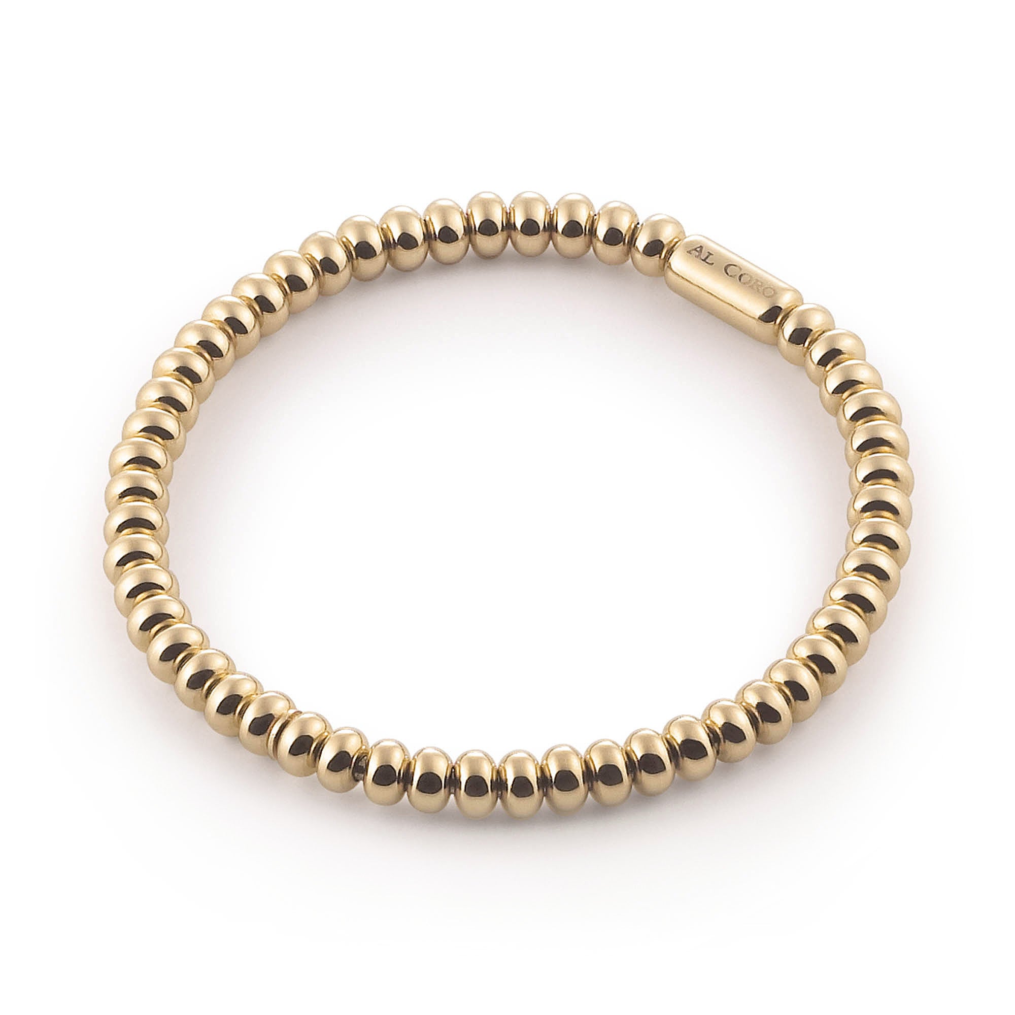 Al Coro Stretchy Armband (A960G) aus Gelbgold