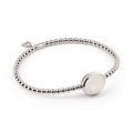 Al Coro Stretchy Armband (A981WMW) aus Weißgold mit Mondstein