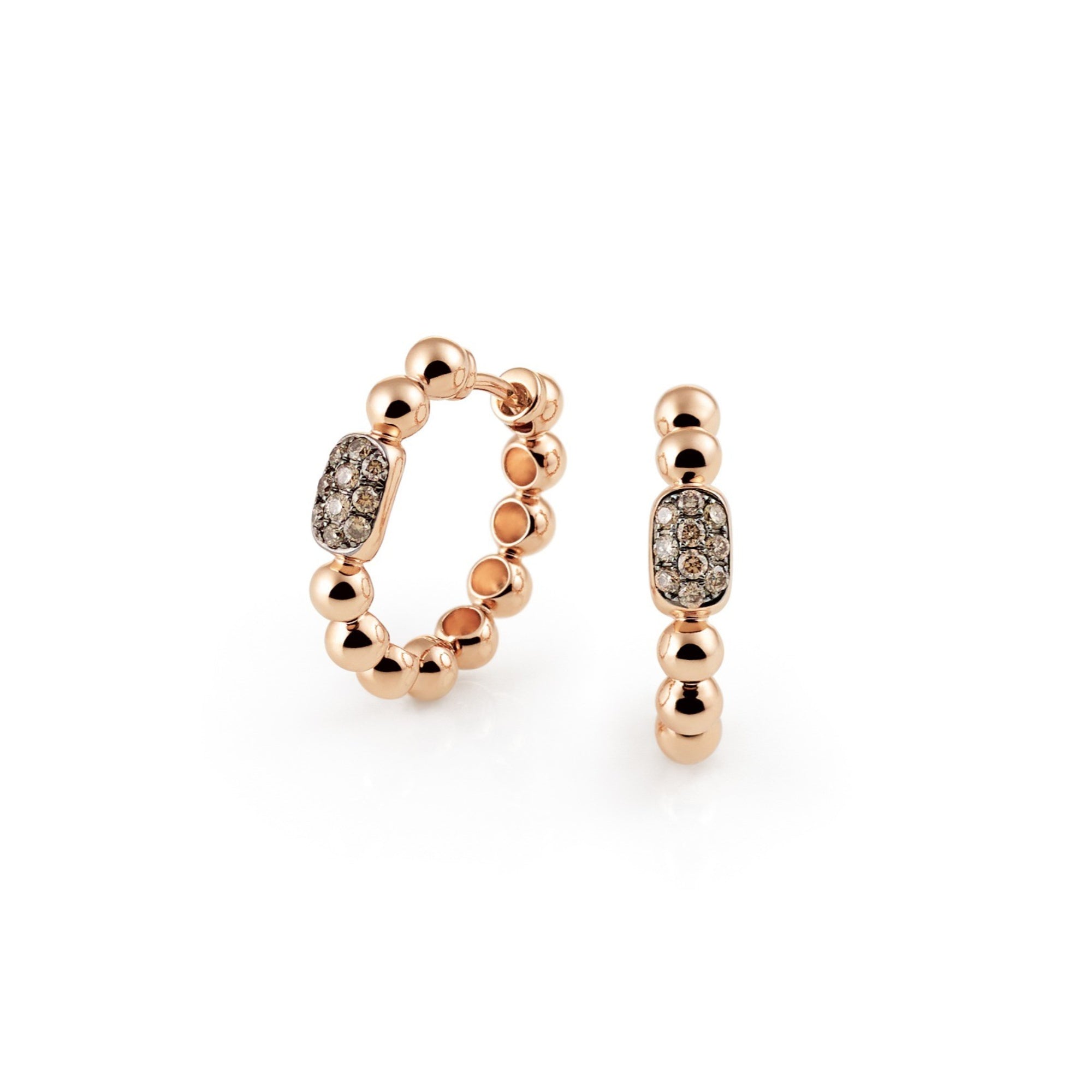 Al Coro Stretchy Ohrringe (NE896BDR) aus Roségold mit Diamant