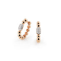 Al Coro Stretchy Ohrringe (NE896R) aus Roségold mit Diamant
