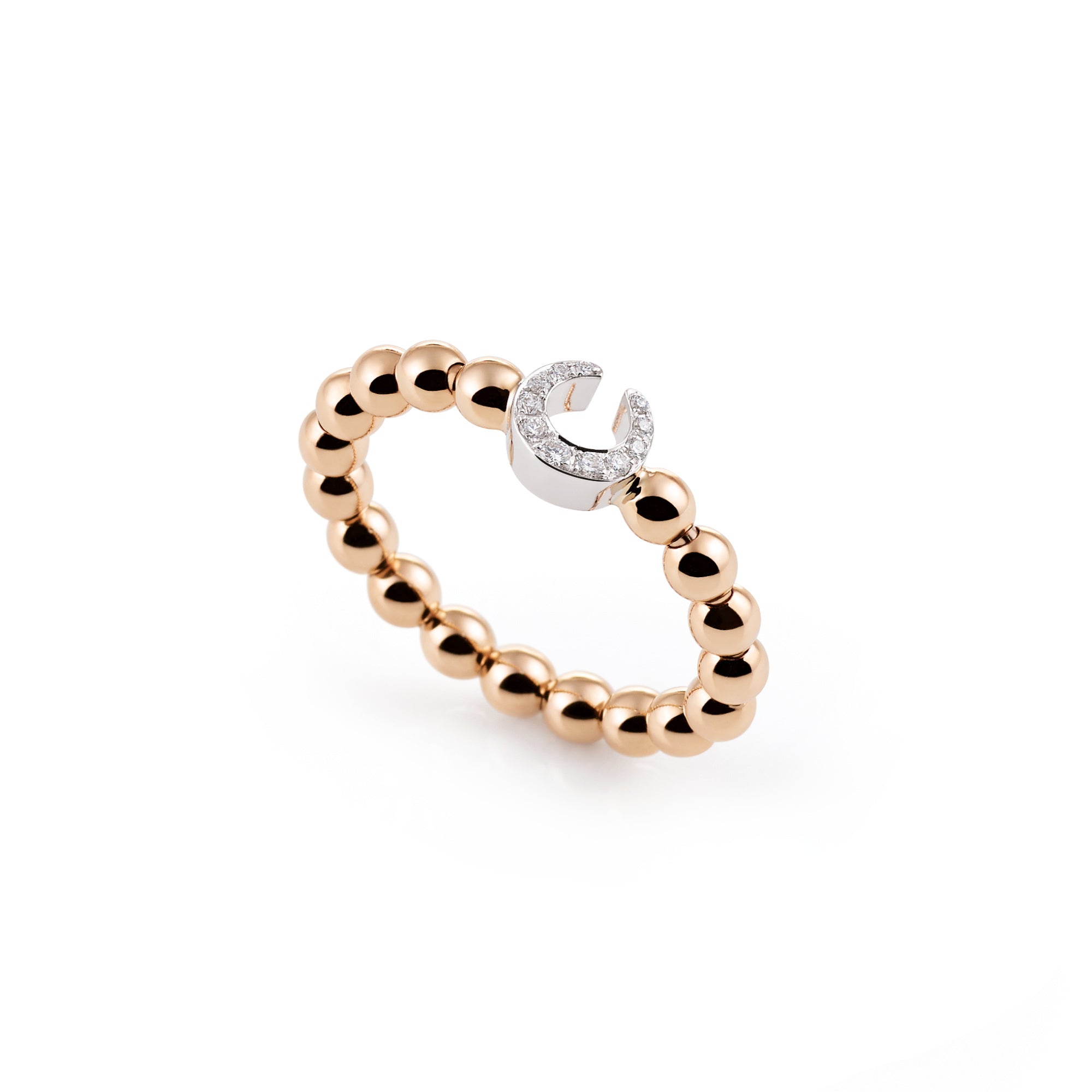 Al Coro Stretchy Ring (NRF2883WR) aus Bicolor-Gold mit Diamant