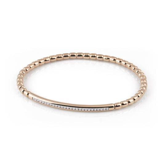 Stretchy Uomo Armband, Roségold • Diamant von Al Coro (A361R)
