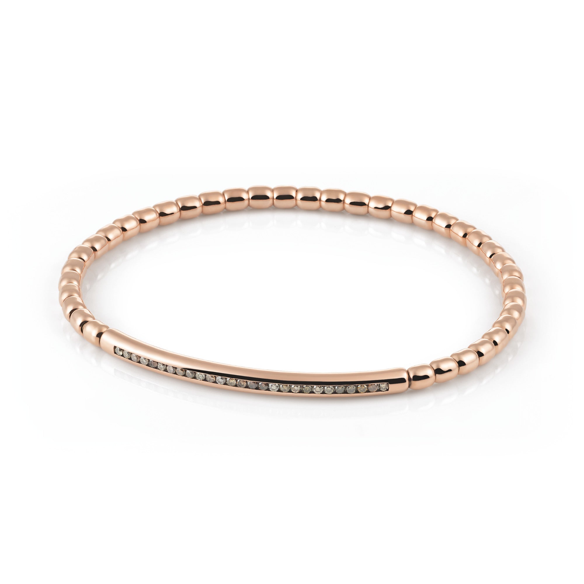 Al Coro Stretchy Uomo Armband (A361RBD20) aus Roségold mit Diamant