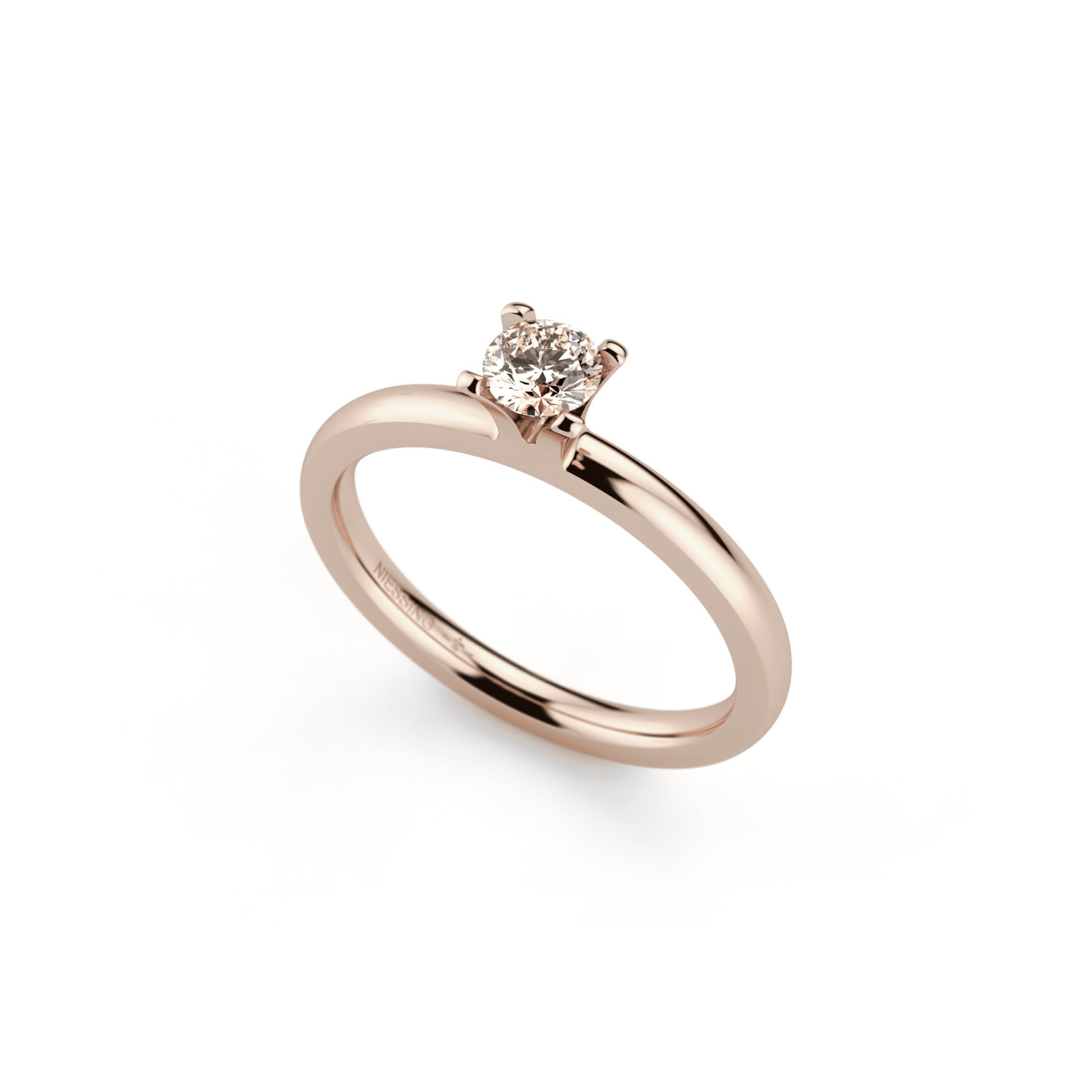 Amatis 4 Krappen Ring • Diamant von Niessing (N331960-0.23ct-cinnamon-gloss-rw)