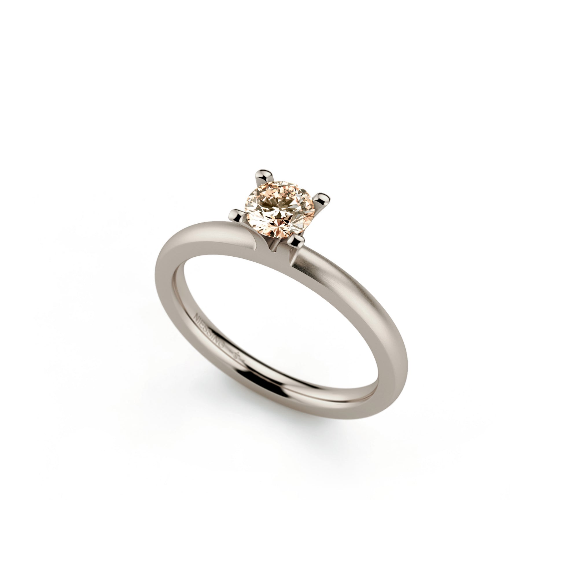 Amatis 4 Krappen Ring • Diamant von Niessing (N331960-0.3ct-cinnamon-satin-fg)