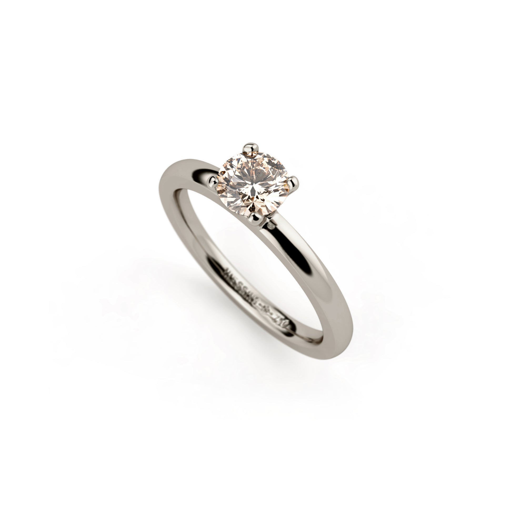 Amatis 4 Krappen Ring • Diamant von Niessing (N331960-0.5ct-cinnamon-gloss-fg)