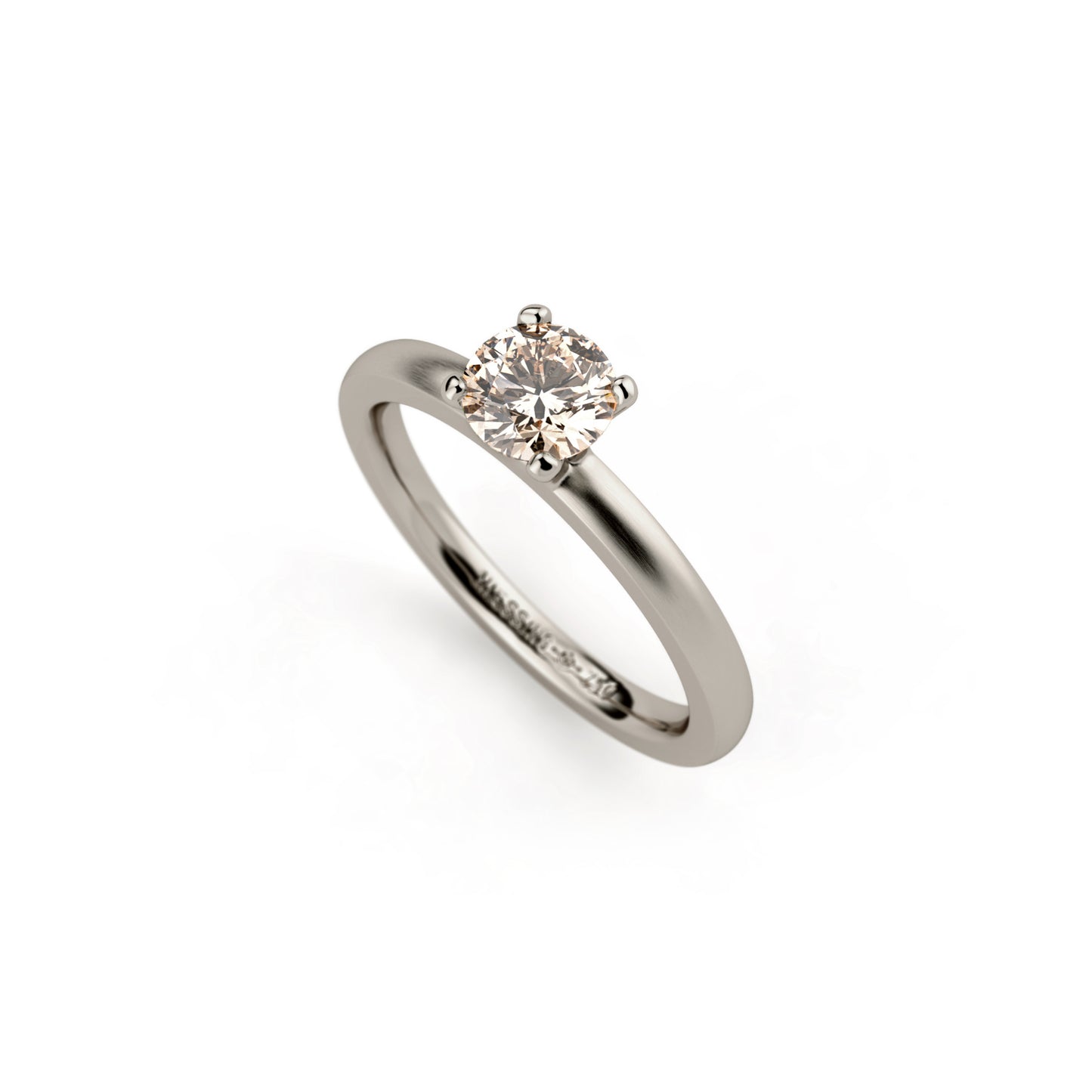 Amatis 4 Krappen Ring • Diamant von Niessing (N331960-0.5ct-cinnamon-satin-fg)