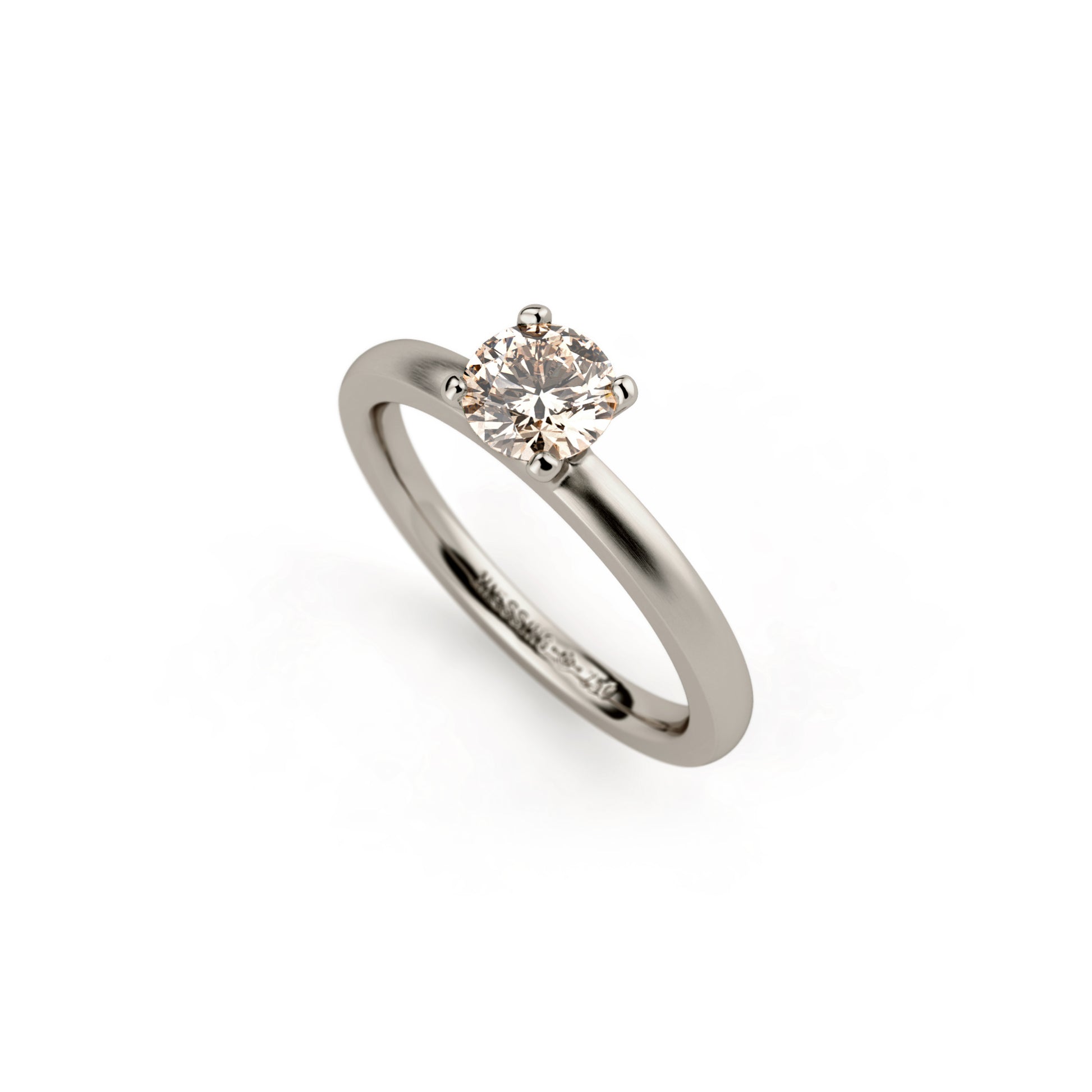 Amatis 4 Krappen Ring • Diamant von Niessing (N331960-0.5ct-cinnamon-satin-fg)