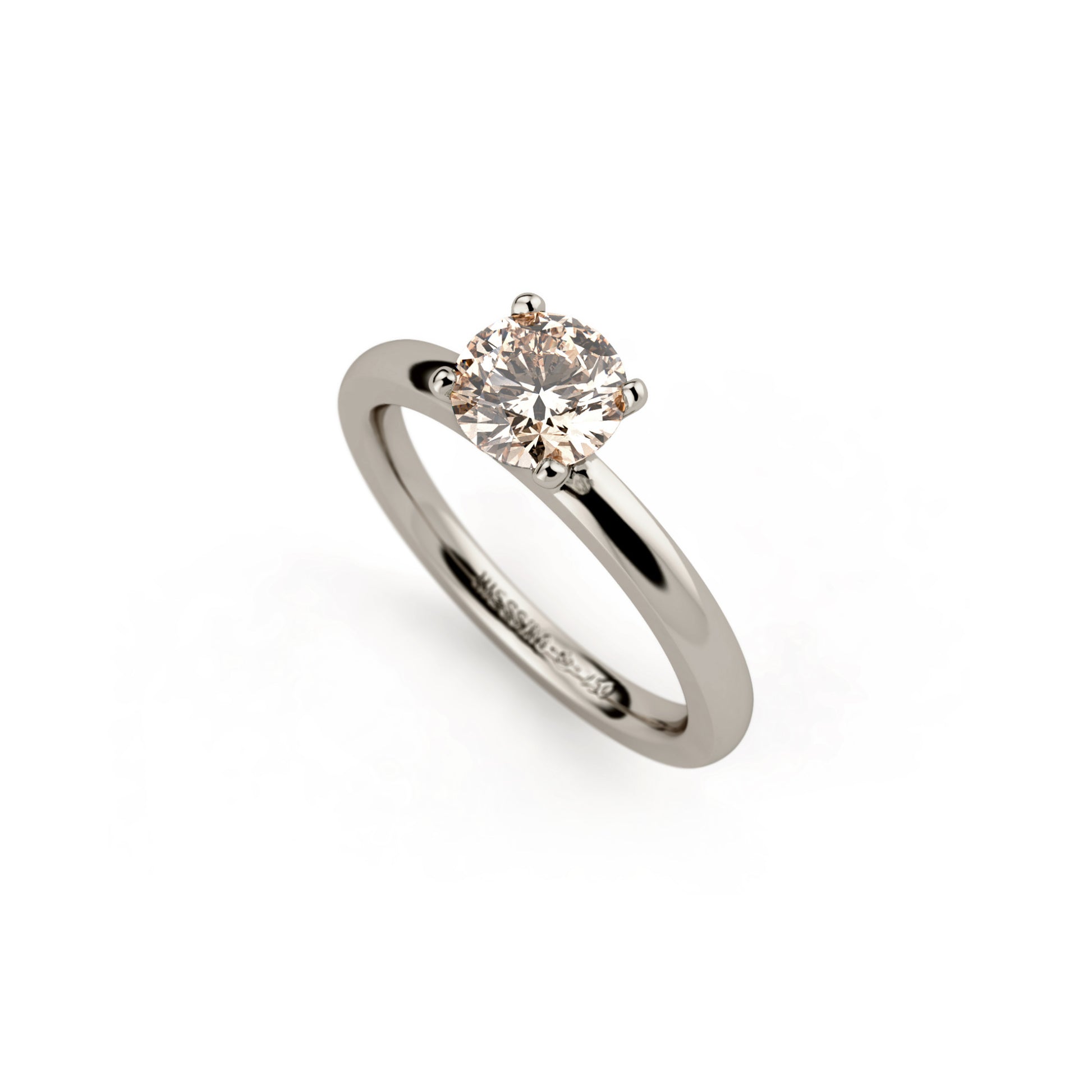 Amatis 4 Krappen Ring • Diamant von Niessing (N331960-0.7ct-cinnamon-gloss-fg)