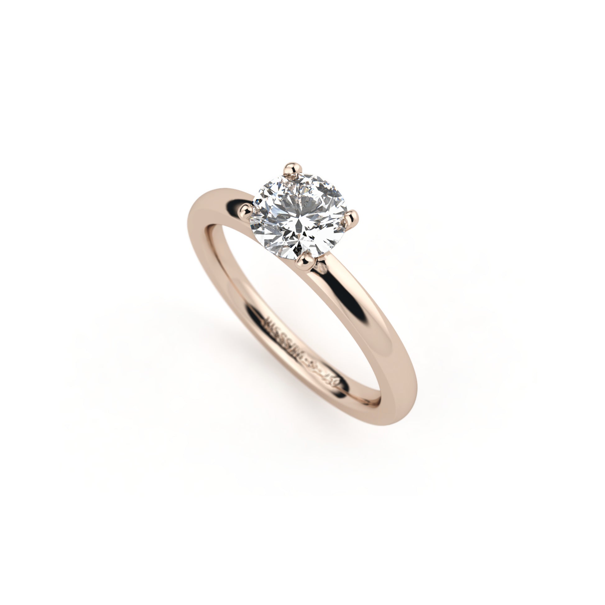 Amatis 4 Krappen Ring • Diamant von Niessing (N331960-0.7ct-top-wesselton-gloss-rw)