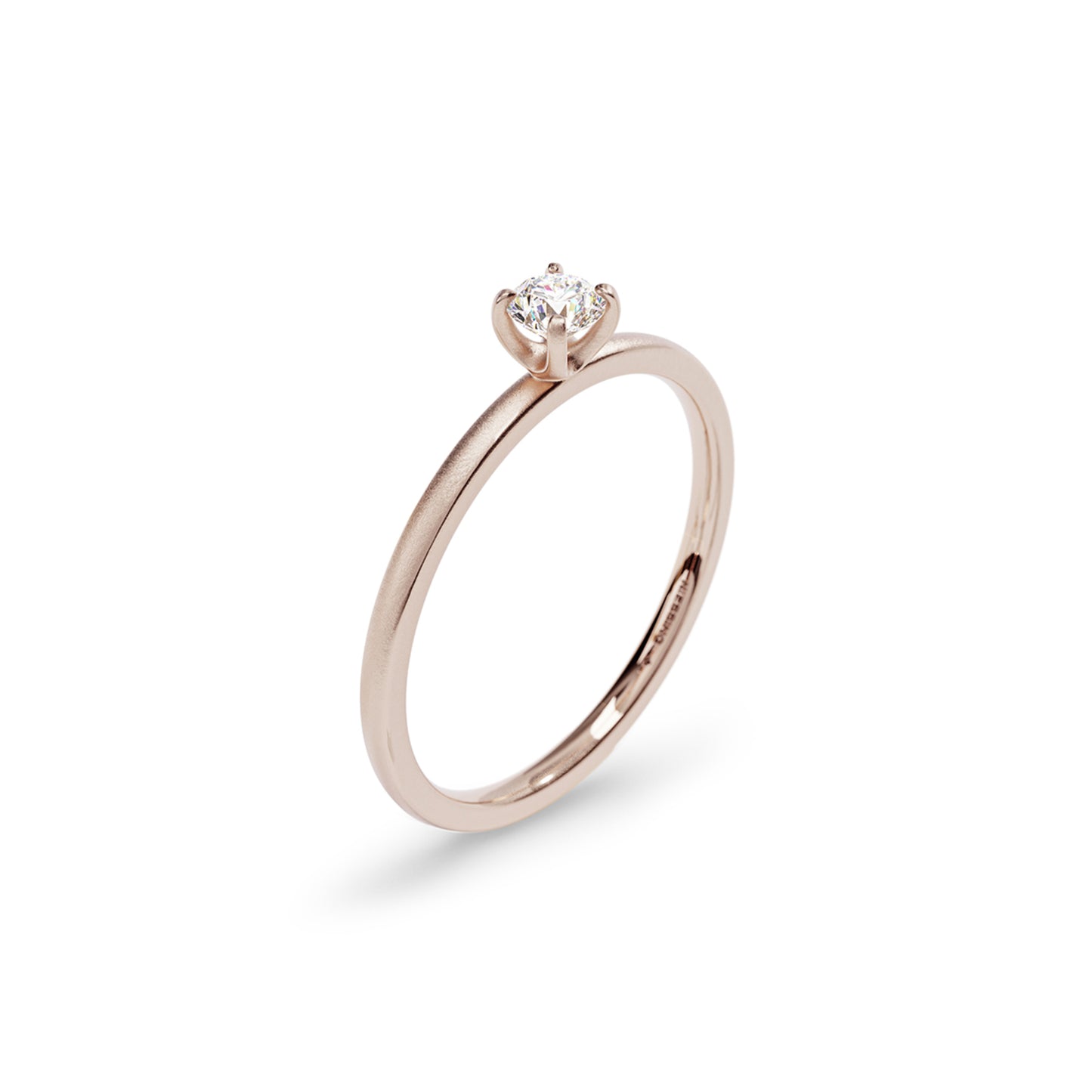 Amatis Fine C Ring • Diamant von Niessing (N381961-0.14ct-satin-rw)