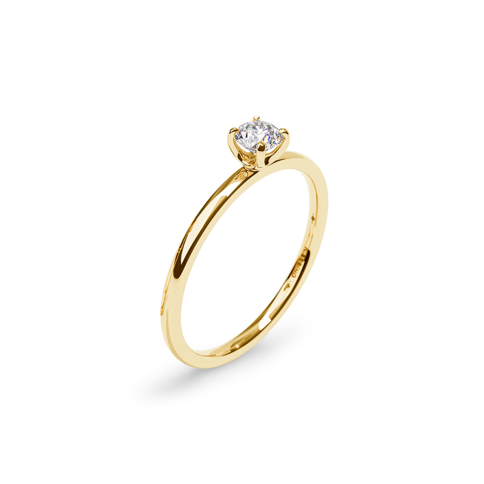 Amatis Fine C Ring • Diamant von Niessing (N381961-0.18ct-gloss-cy)
