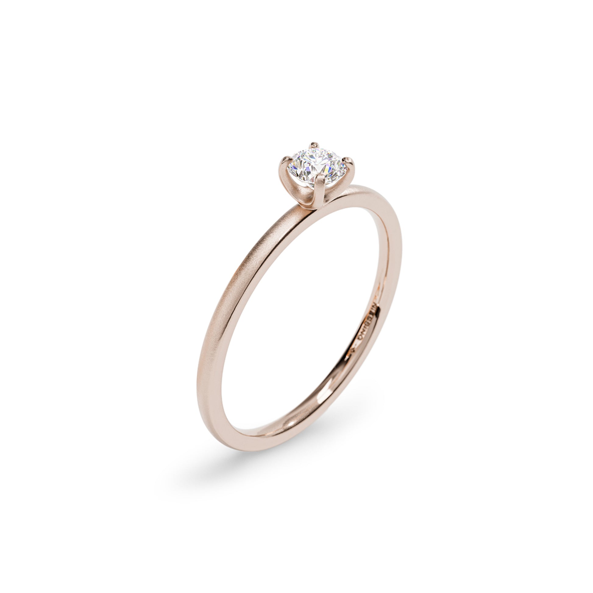 Amatis Fine C Ring • Diamant von Niessing (N381961-0.18ct-satin-rw)