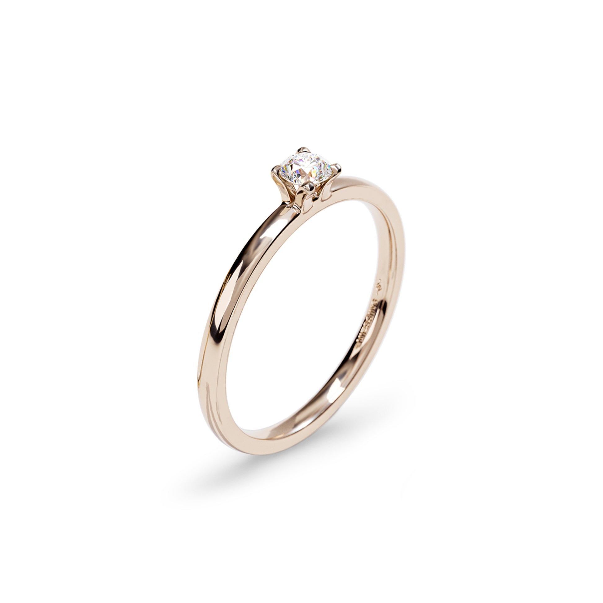 Amatis Fine Ring • Diamant von Niessing (N381964-0.14ct-gloss-rw)