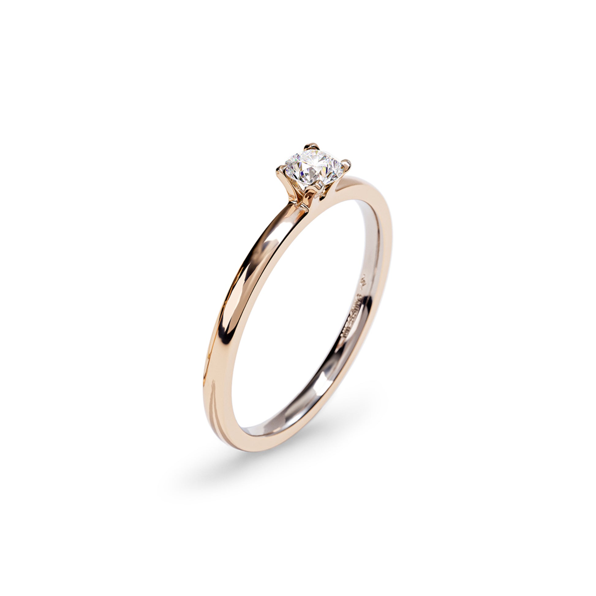 Amatis Fine Ring • Diamant von Niessing (N381964-0.18ct-gloss-rw)