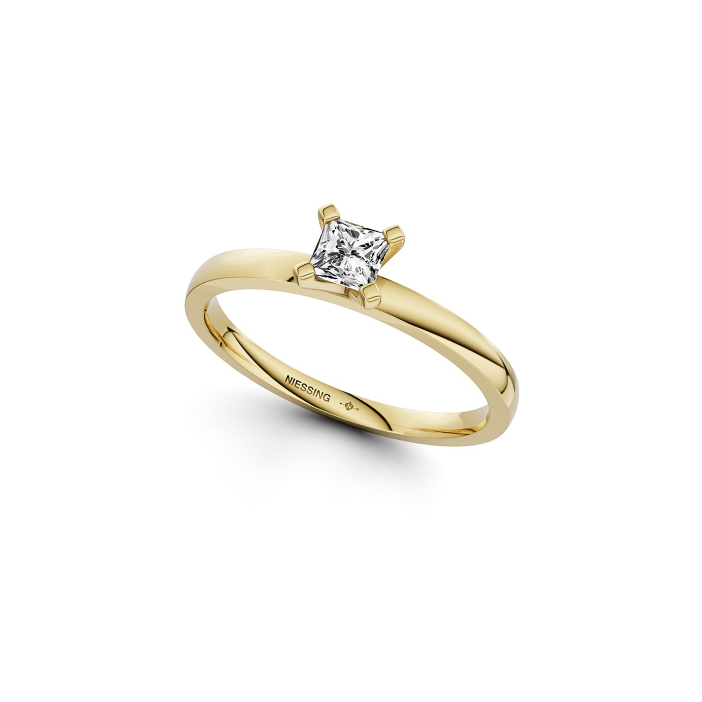 Amatis V Ring von Niessing (N411964-0.16ct-gloss-cy)