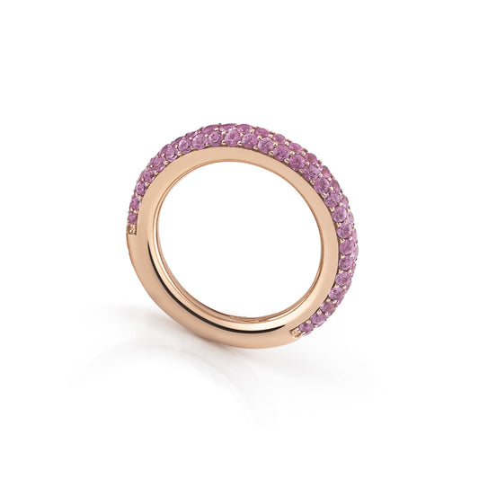 Amori Ring, Roségold • Diamant • Saphir von Al Coro (R6653P)