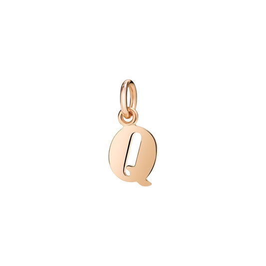 Anhänger Buchstabe Q, Roségold von DoDo (DMB2020-LETQL-0009R)