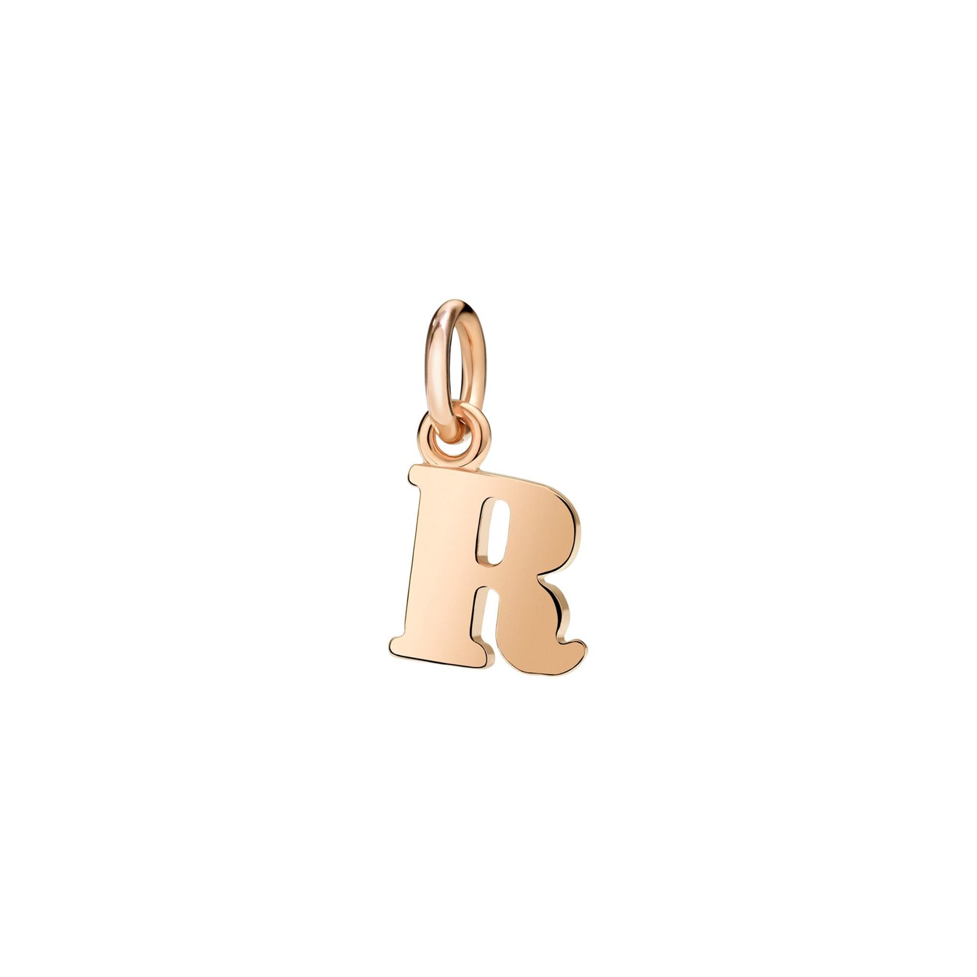 Anhänger Buchstabe R, Roségold von DoDo (DMB2021-LETRL-0009R)