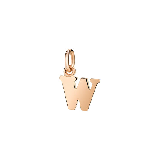Anhänger Buchstabe W, Roségold von DoDo (DMB2026-LETWL-0009R)
