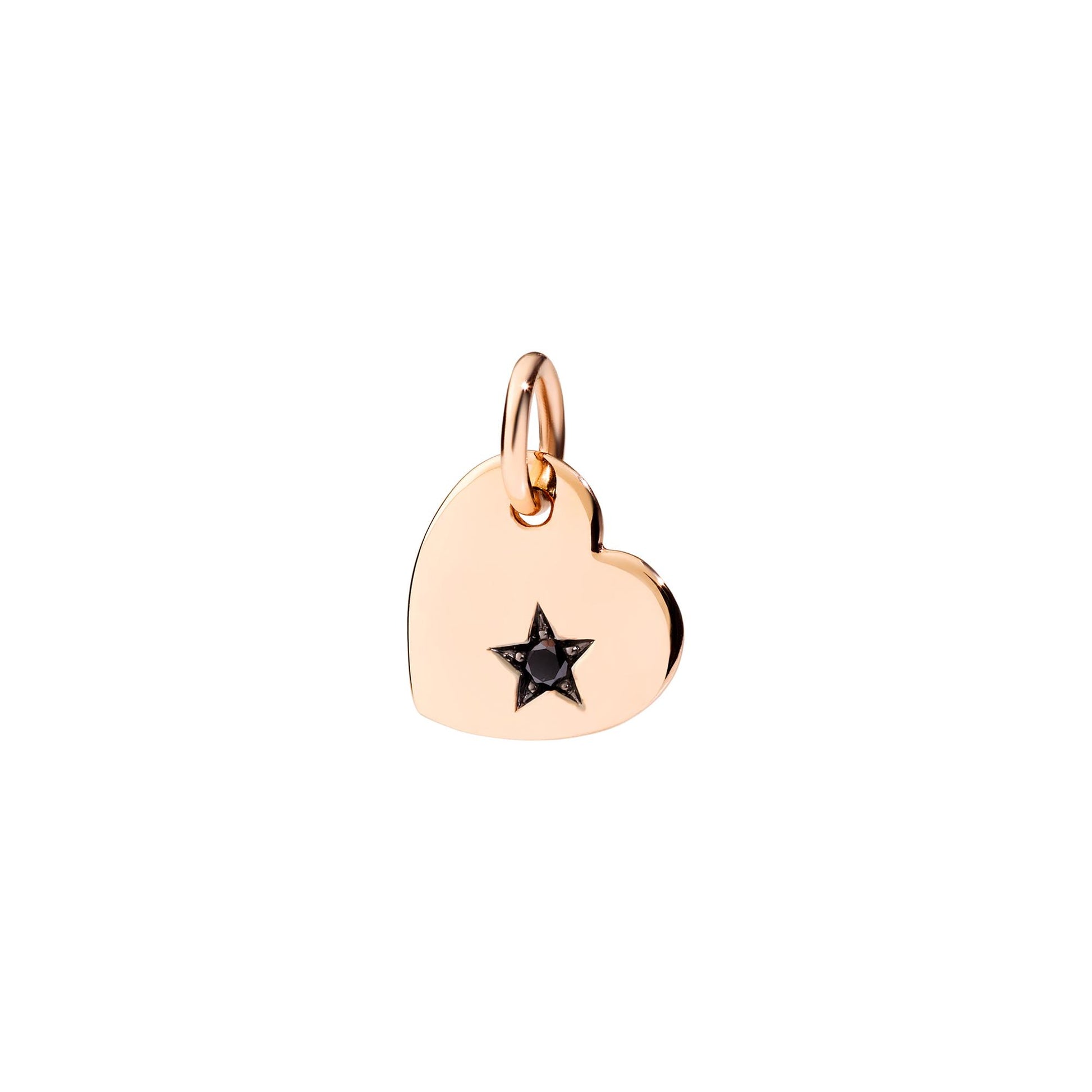 Anhänger Herz „Precious“, Roségold • Diamant von DoDo (DMB7037-HEARL-DBK9R)