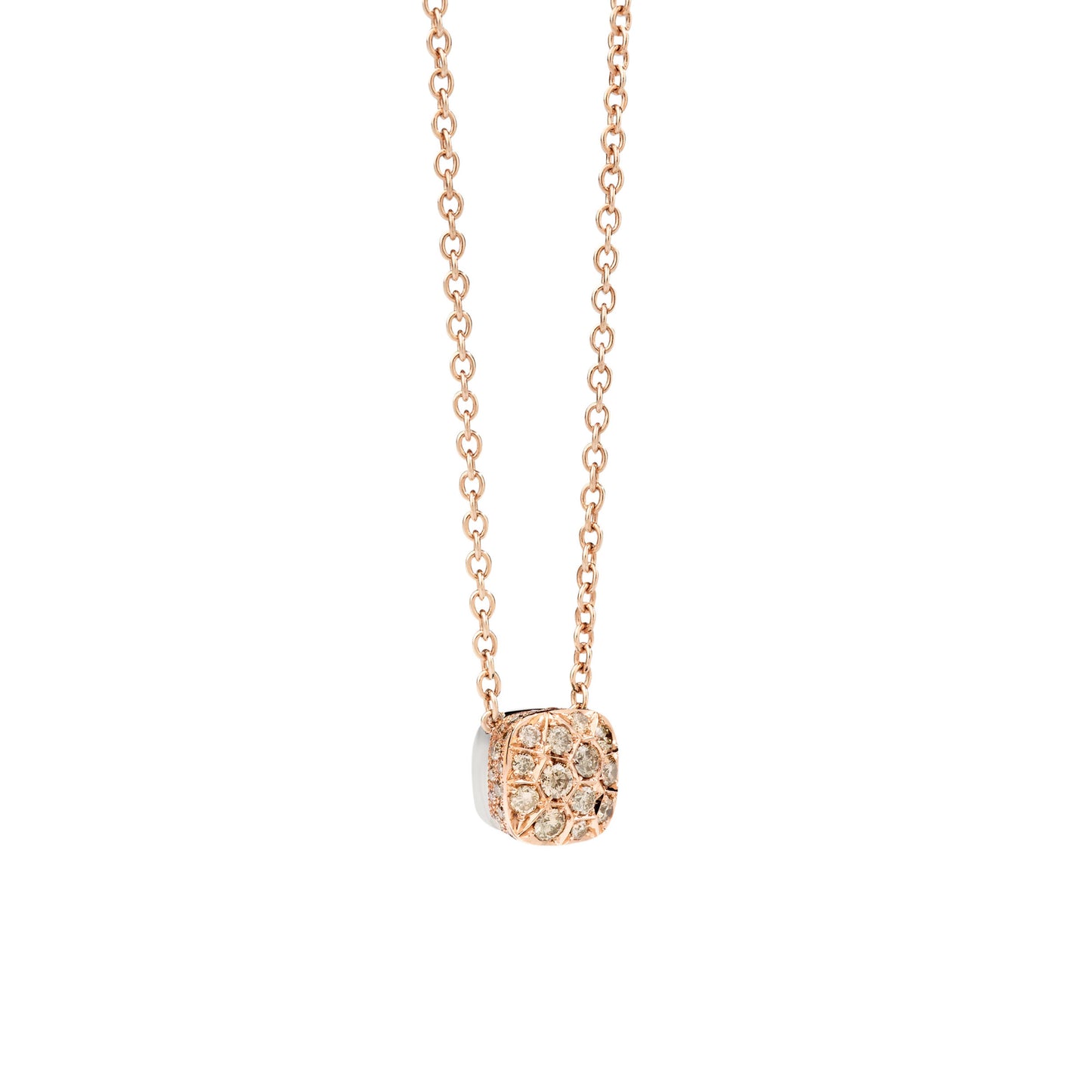 Anhänger Mit Kette Nudo, Bicolor-Gold • Diamant von Pomellato (PCB7040O6000DBR00)