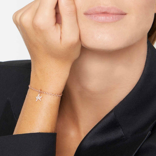 Anhänger Stellina „Precious“, Roségold • Diamant von DoDo (DMB5003-STARS-DBR9R)