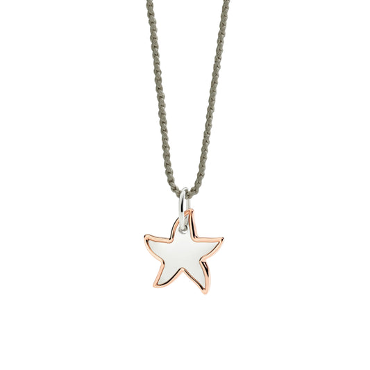 Anhänger XL Stellina aus Silber und Roségold von DoDo (DMC5023-STARL-0009R)