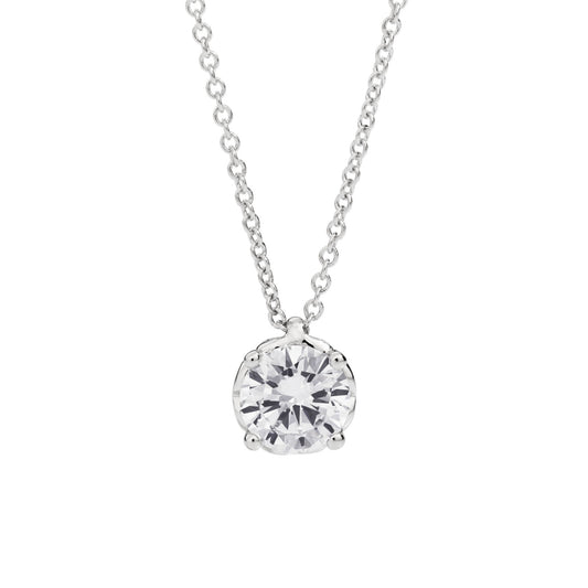 Anniversary Anhänger mit Halskette, Weißgold • Diamant von Recarlo (P01PX001/026)