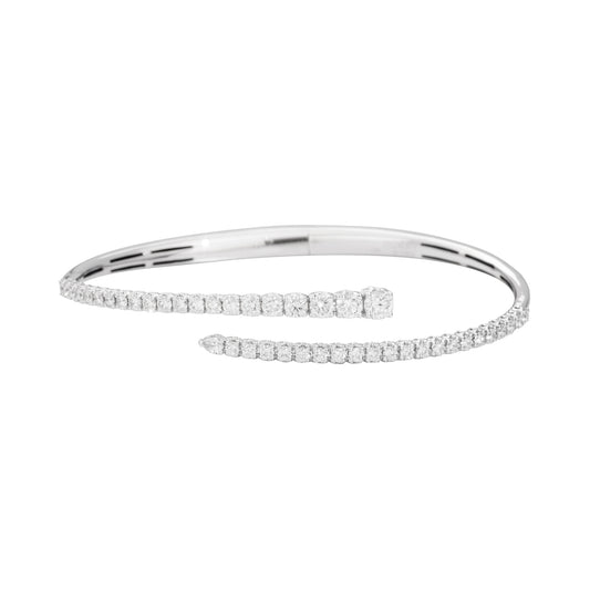 Anniversary Armreif , Weißgold • Diamant von Recarlo (B01CO002/154)