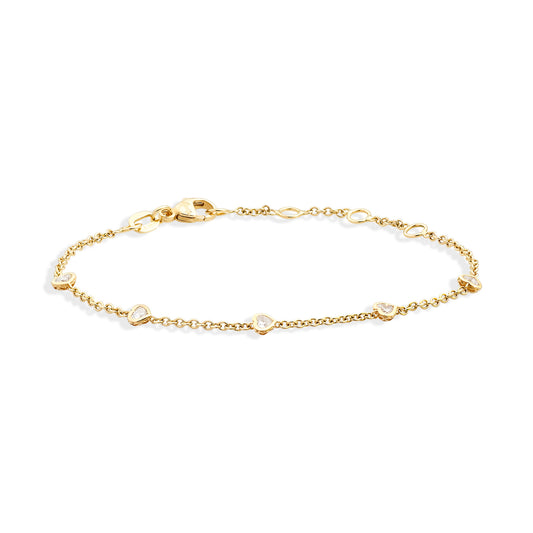 Anniversary Glam Armband, Gelbgold • Diamant von Recarlo (B84FA005/035)