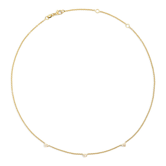 Anniversary Glam Collier, Gelbgold • Diamant von Recarlo (P84FA004/021)