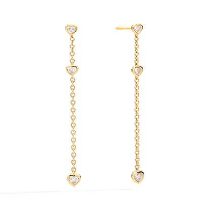 Anniversary Glam Ohrringe, Gelbgold • Diamant von Recarlo (E84PD005/040)