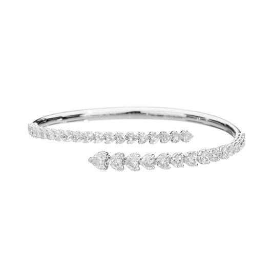 Anniversary Love Armband, Weißgold • Diamant von Recarlo (B67CO008/372)
