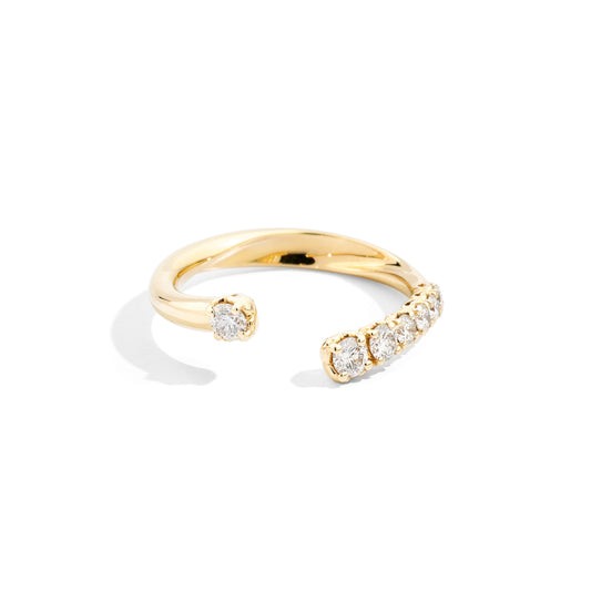 Anniversary More Ring, Gelbgold • Diamant von Recarlo (R01FN007/G044)