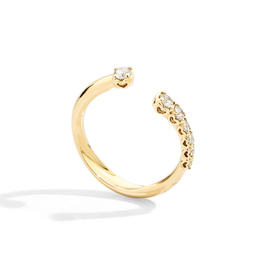 Anniversary More Ring, Gelbgold • Diamant von Recarlo (R01FN007/G044)