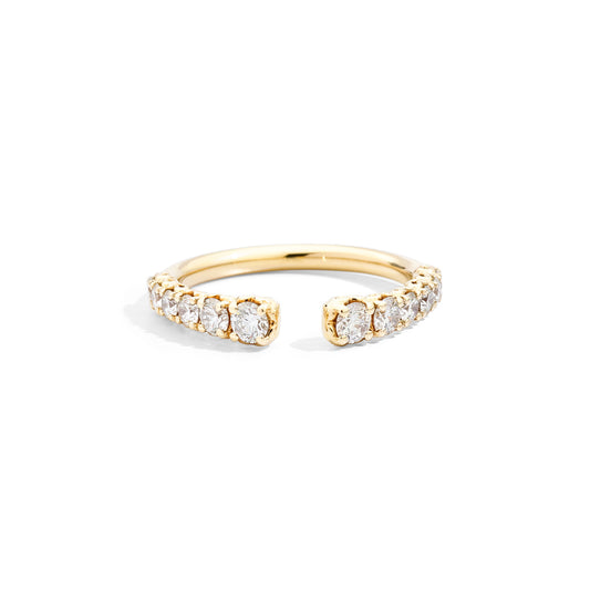 Anniversary More Ring, Gelbgold • Diamant von Recarlo (R01FN008/G066)