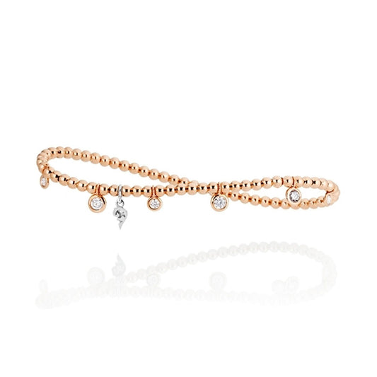 Armband Prosecco, Bicolor-Gold • Diamant von Capolavoro (AB9BRW00333.INNEN.17)