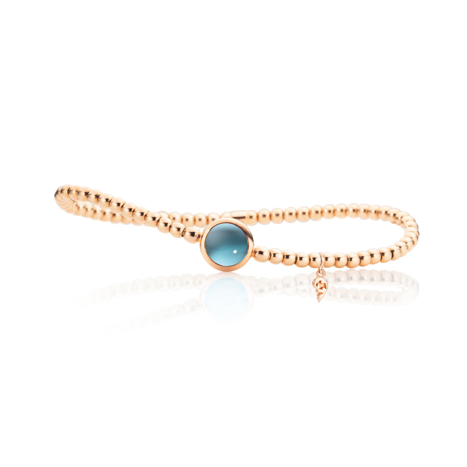 Armband Velluto, Roségold • Topas von Capolavoro (AB9TOA00224.INNEN.17)