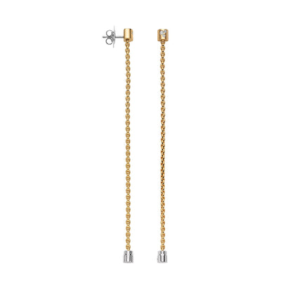Austauschbare Aria Ohrhänger, Gelbgold • Diamant von FOPE (89203OX_BB_G_XGX_000)