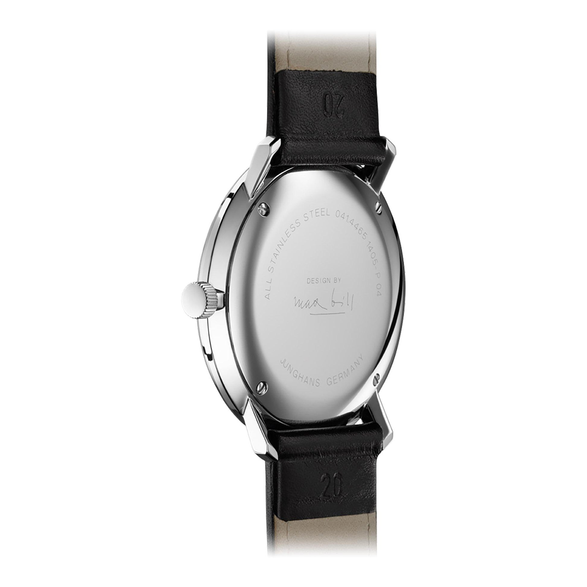 max bill Quarz, Edelstahl • Quarz von Junghans (41/4817.02)